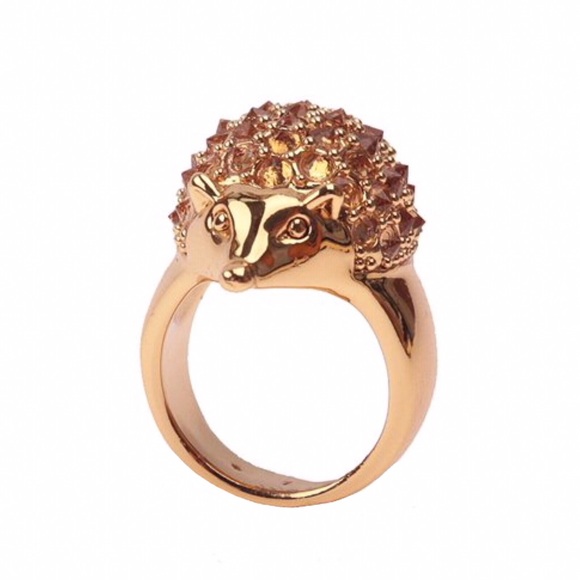 KATE SPADE • Hedgehog Cocktail Statement Ring - Picture 1 of 7